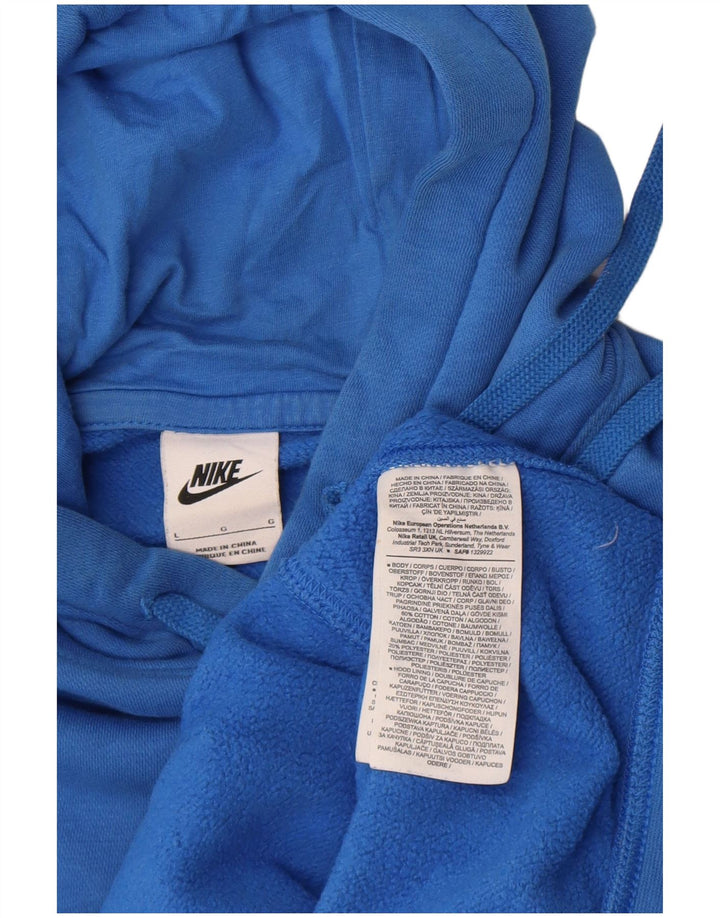 Nike Herren Kapuzenpullover, groß, aus blauer Baumwolle
