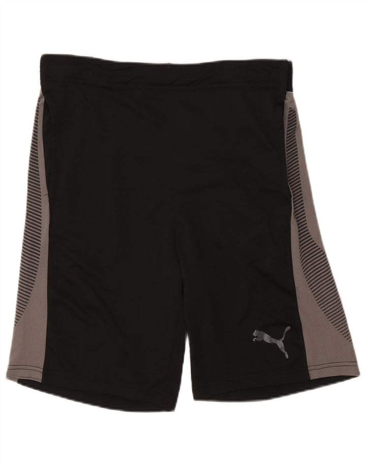 PUMA Herren Graphic Sport Shorts Mittelschwarz Farbblock