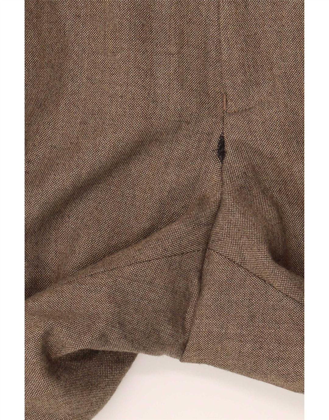 Marks & Spencer Herren-Anzughose in normaler Passform, W40, L29, Beige, Polyester