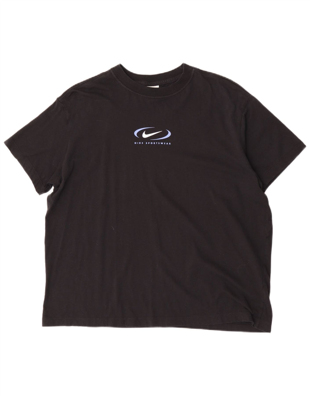 Nike Herren-T-Shirt mit Grafik, groß, aus schwarzer Baumwolle