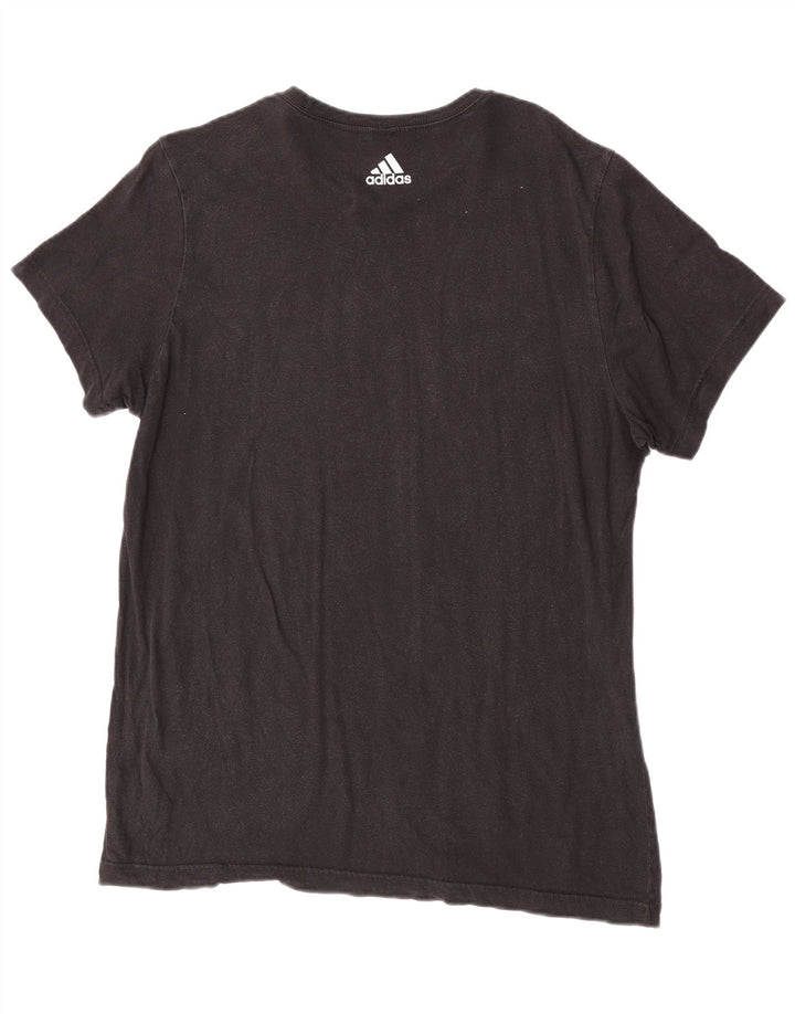 Adidas Herren Grafik T-Shirt Top Large Schwarz