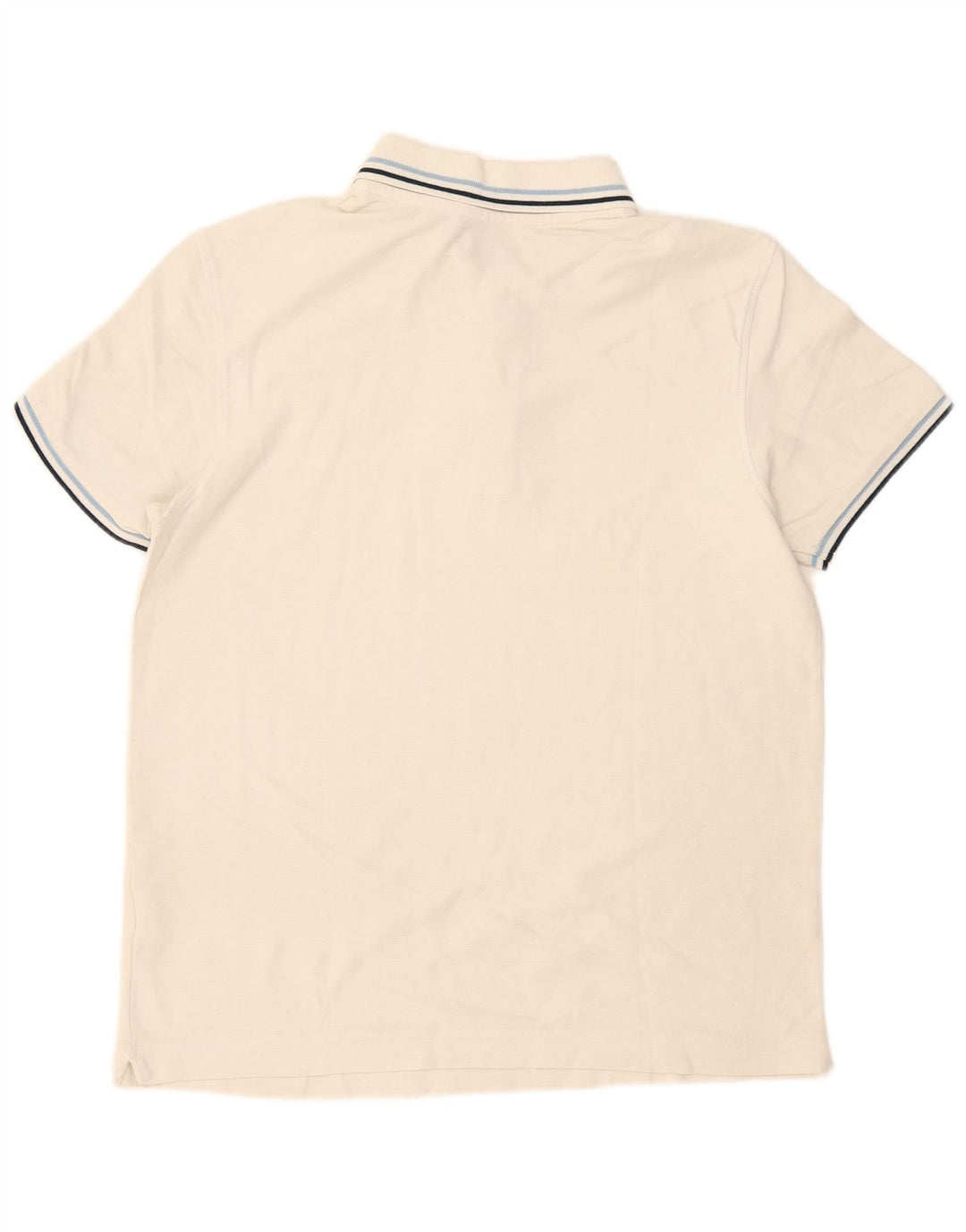 Lotto Herren-Poloshirt, klein, weiß gestreift, Baumwolle