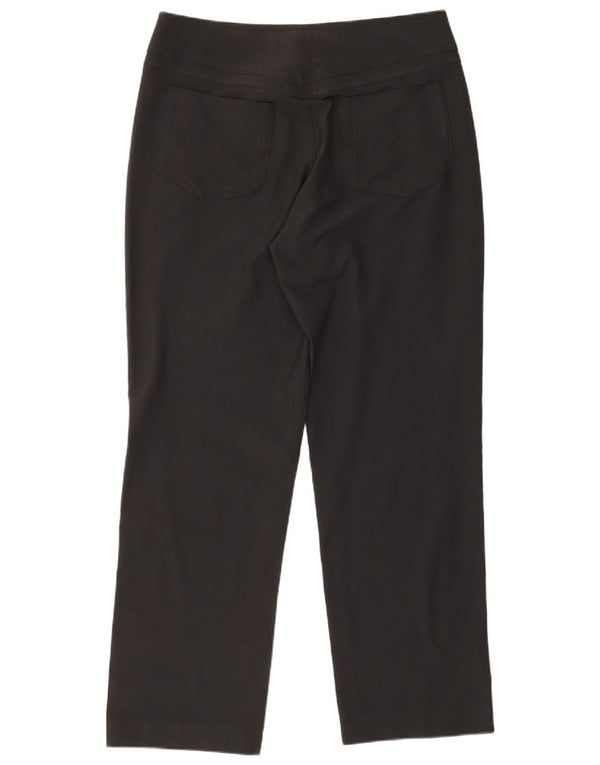 Nike Damen Straight Casual Hose UK 8/10 Small W29 L27 Schwarz Polyester