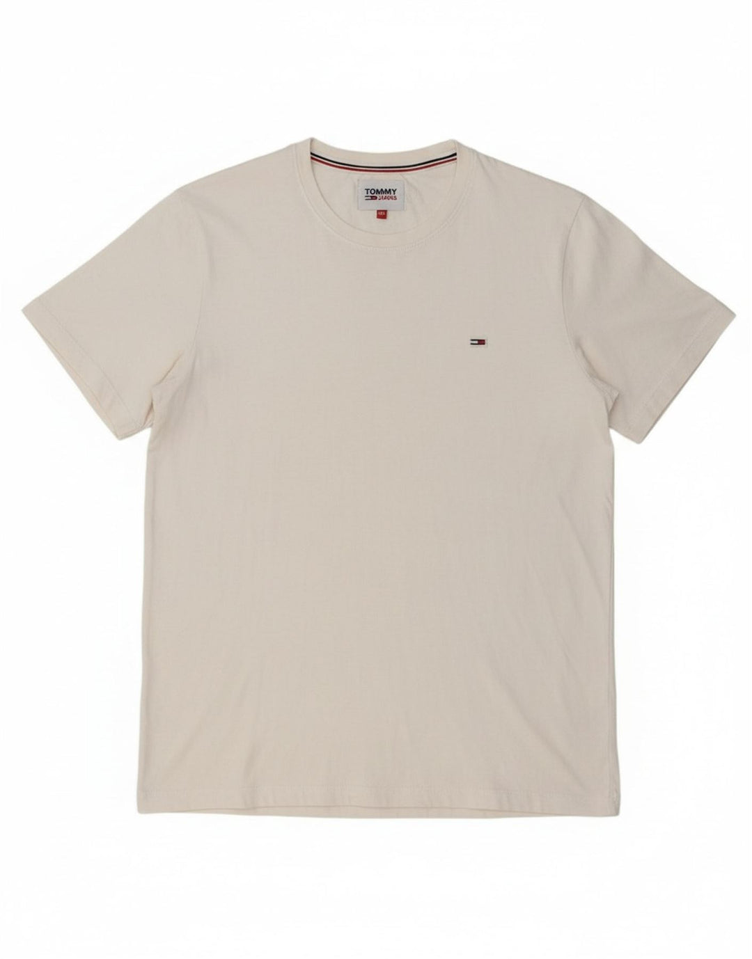 TOMMY HILFIGER Mens T-Shirt Top 2XL White Cotton