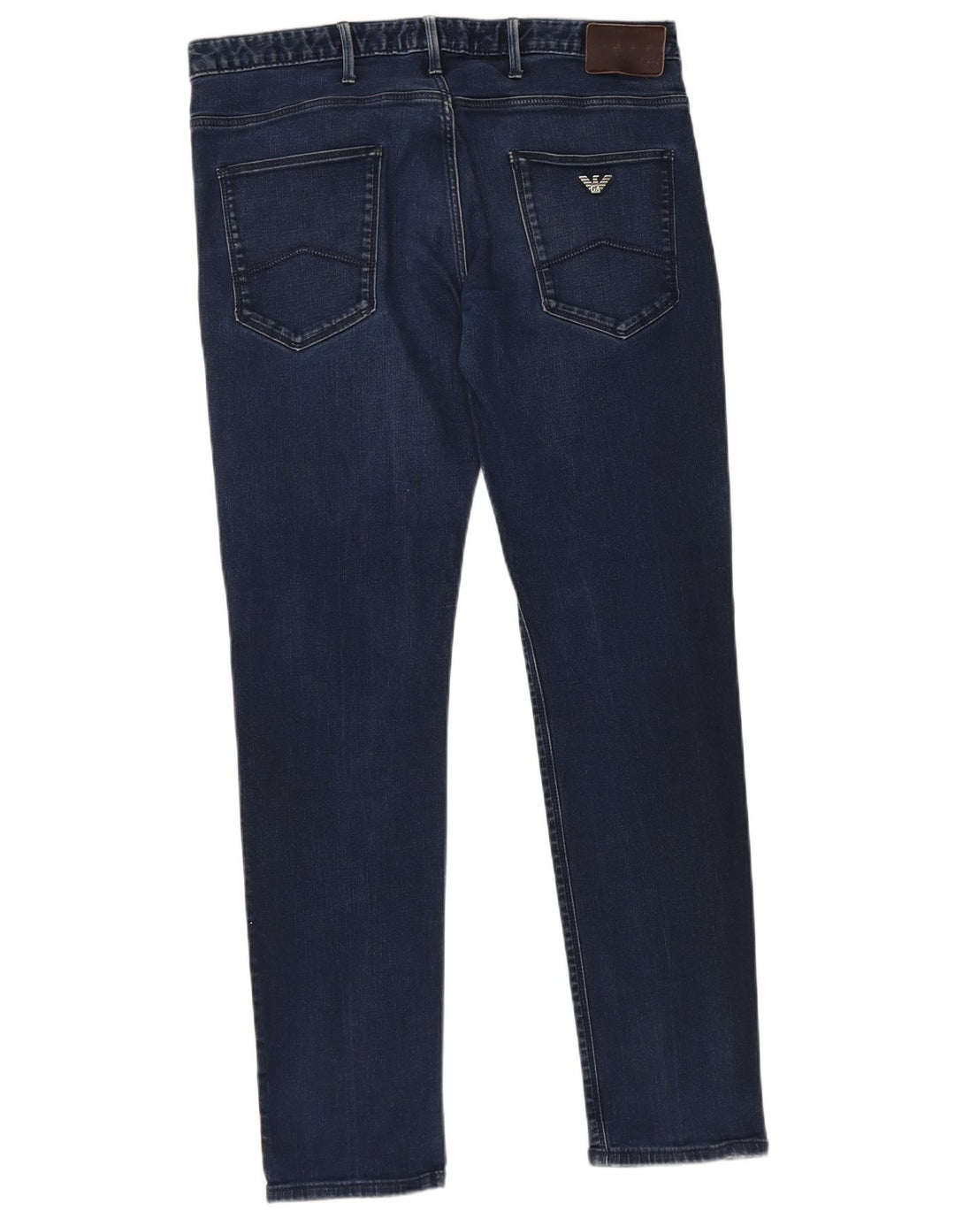 Armani Herren Slim Jeans W34 L31 Marineblaue Baumwolle