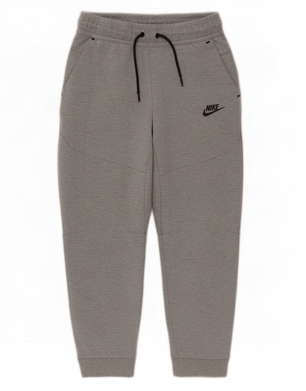 Nike Trainingshose für Jungen, Jogger, 12–13 Jahre, groß, grau gefleckte Baumwolle