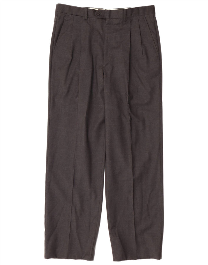 VALENTINO Herren zweireihiger 2-teiliger Anzug IT 50 Large W34 L30 Grau