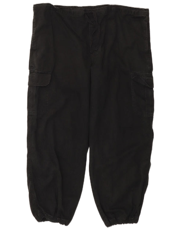 Marks & Spencer Damen St. Michael Cargohose UK 16 Large W38 L27 Schwarz