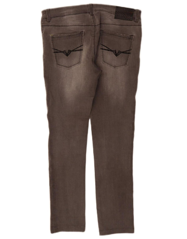 Guess Damen Skinny Jeans UK 16 Large W32 L29 Graue Baumwolle