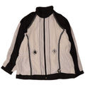 Trooper Damen-Windbreaker-Jacke, UK 20 2XL, Weiß, Farbblock