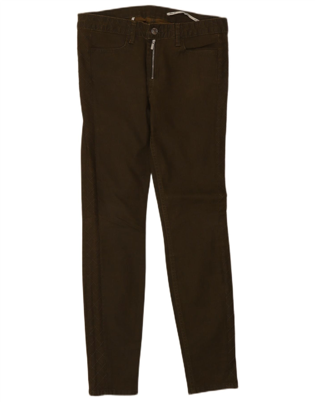 Zara Damen Slim Jeans EU 38 Small W28 L28 Grün