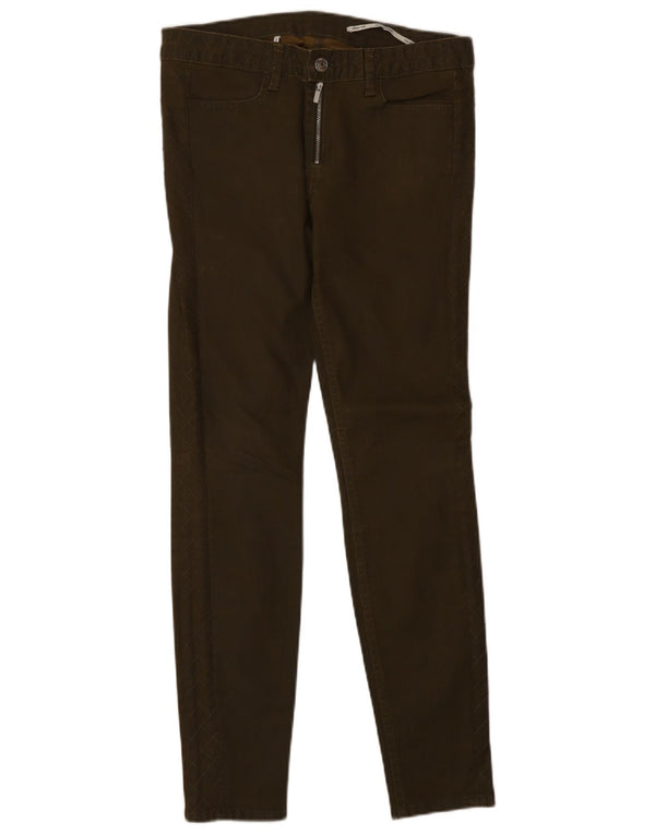 Zara Damen Slim Jeans EU 38 Small W28 L28 Grün