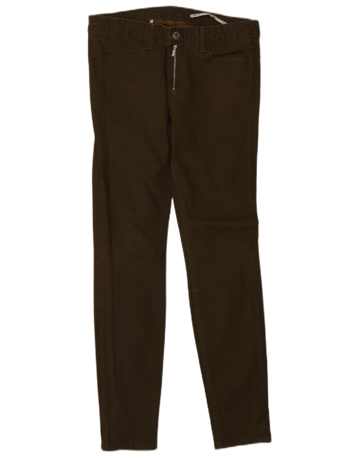 Zara Damen Slim Jeans EU 38 Small W28 L28 Grün