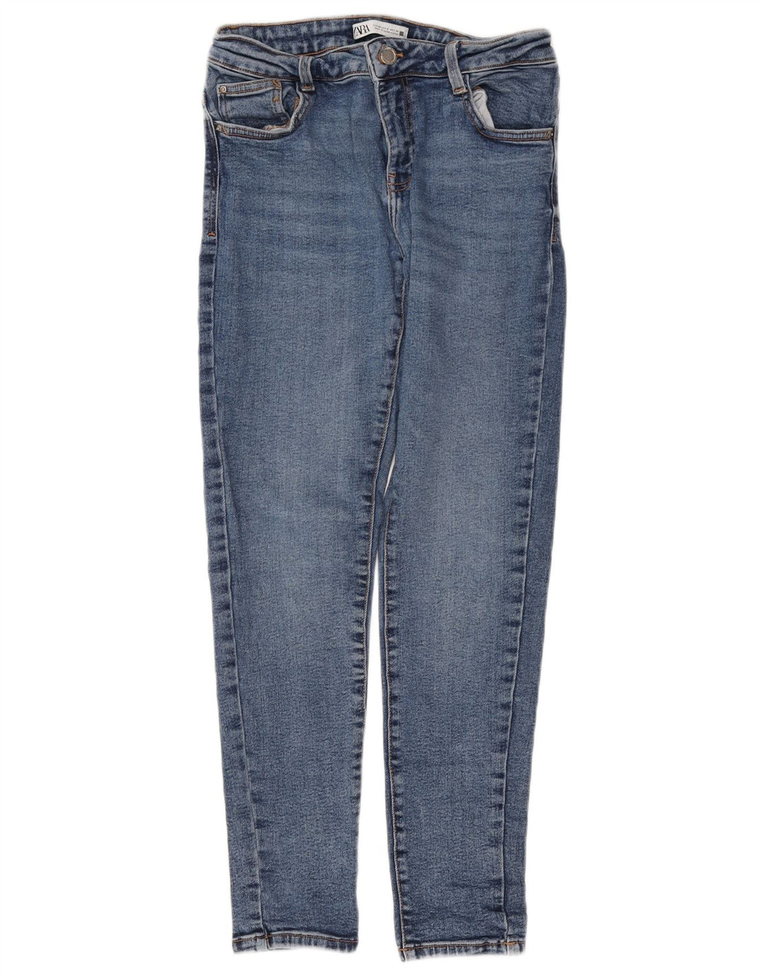 Zara Damen Skinny Jeans EU 40 Medium W30 L30 Blaue Baumwolle