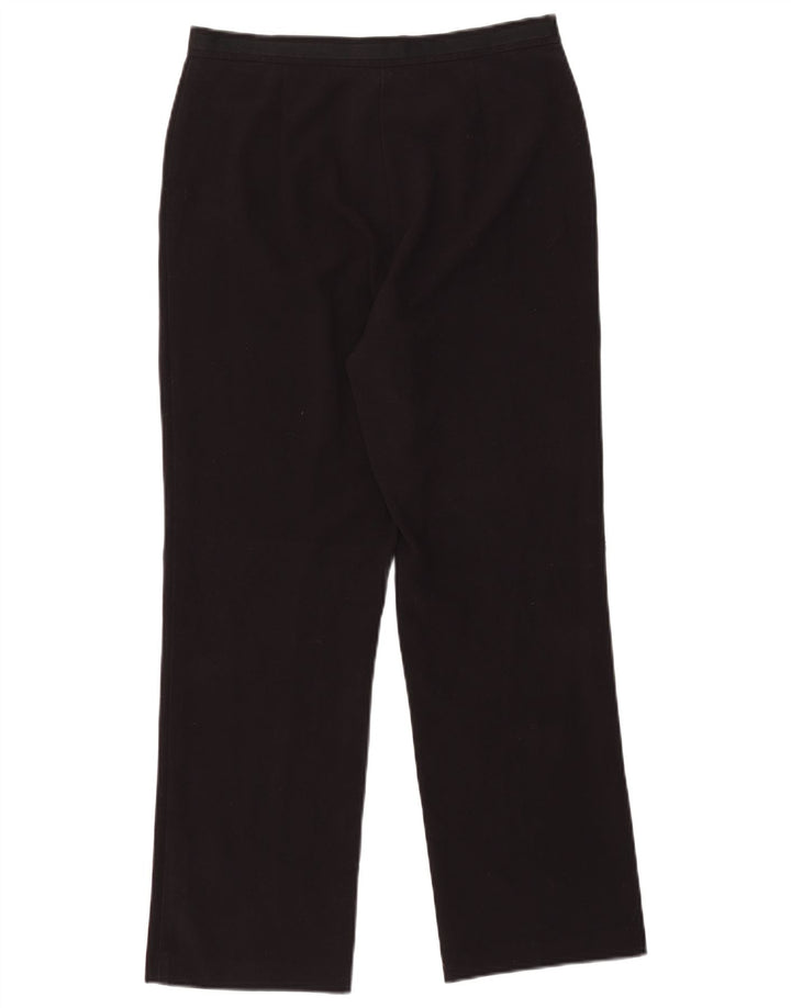 Marks & Spencer Damen gerade Anzughose UK 12 Medium W30 L27 Schwarz