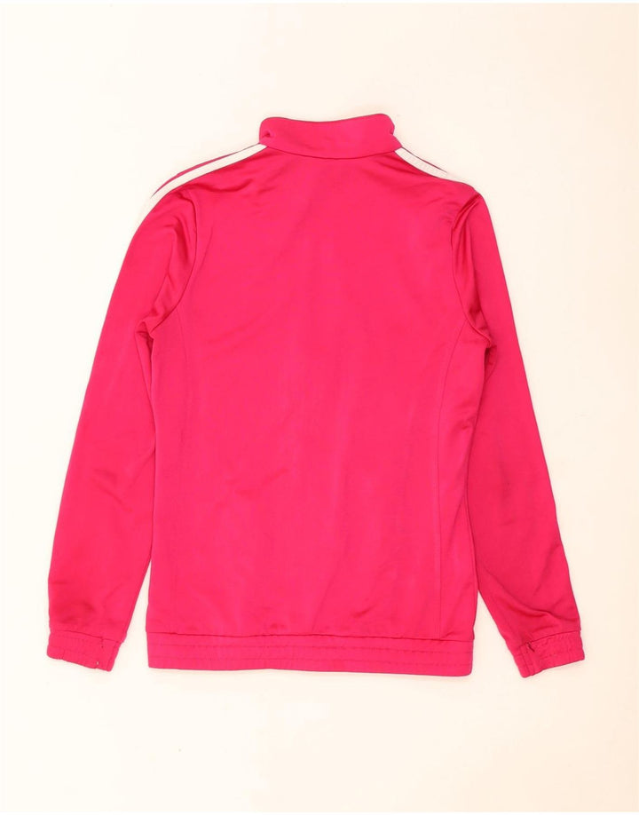 Adidas Mädchen-Trainingsanzug-Top-Jacke, 14–15 Jahre, rosa, Polyester