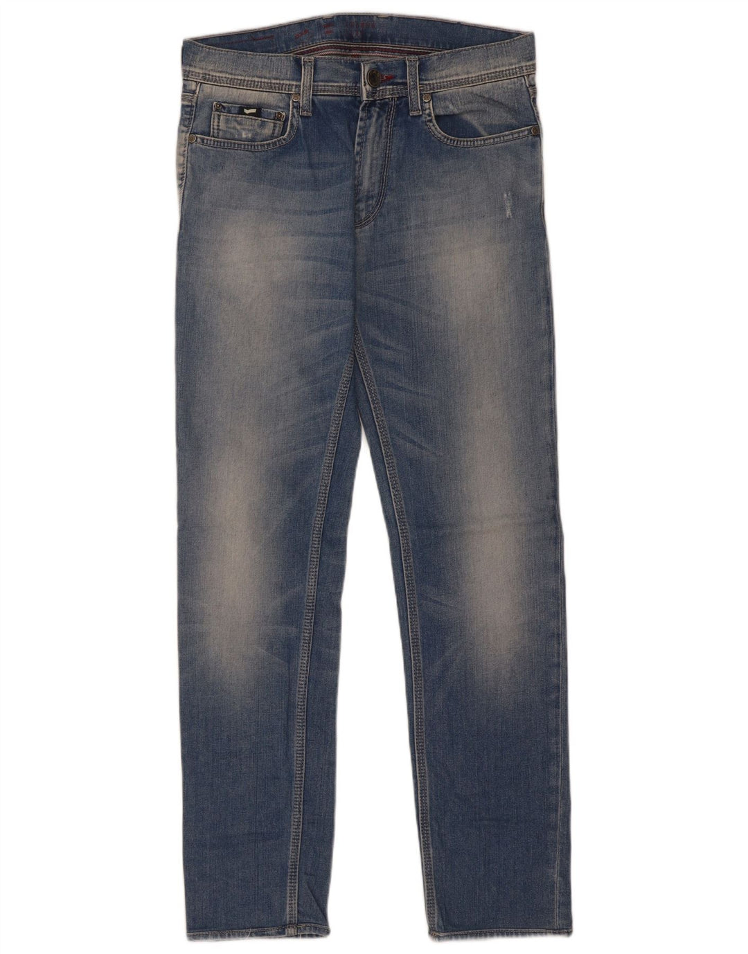 Gas Herren Slim Jeans W30 L34 Blaue Baumwolle