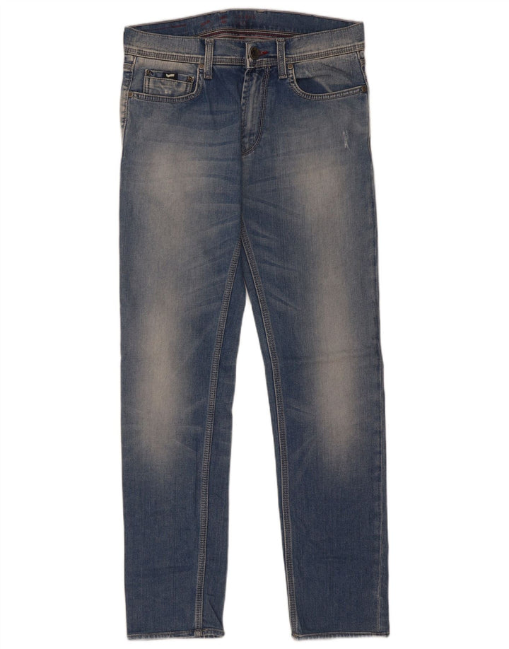 Gas Herren Slim Jeans W30 L34 Blaue Baumwolle