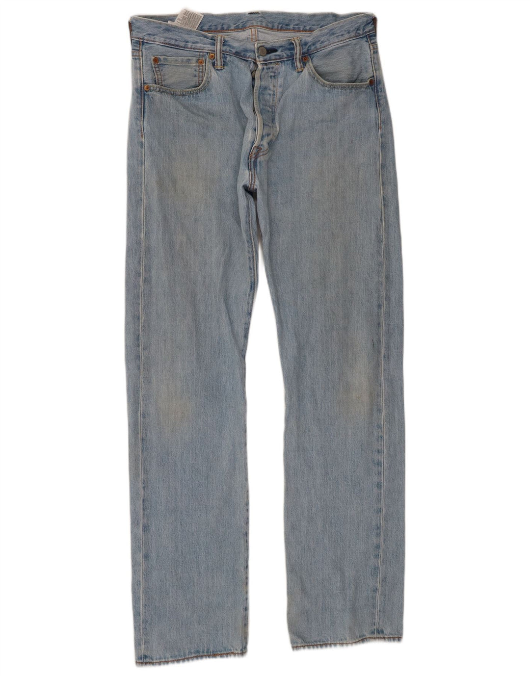 Levi's Herren 501 Straight Jeans W34 L34 Blaue Baumwolle