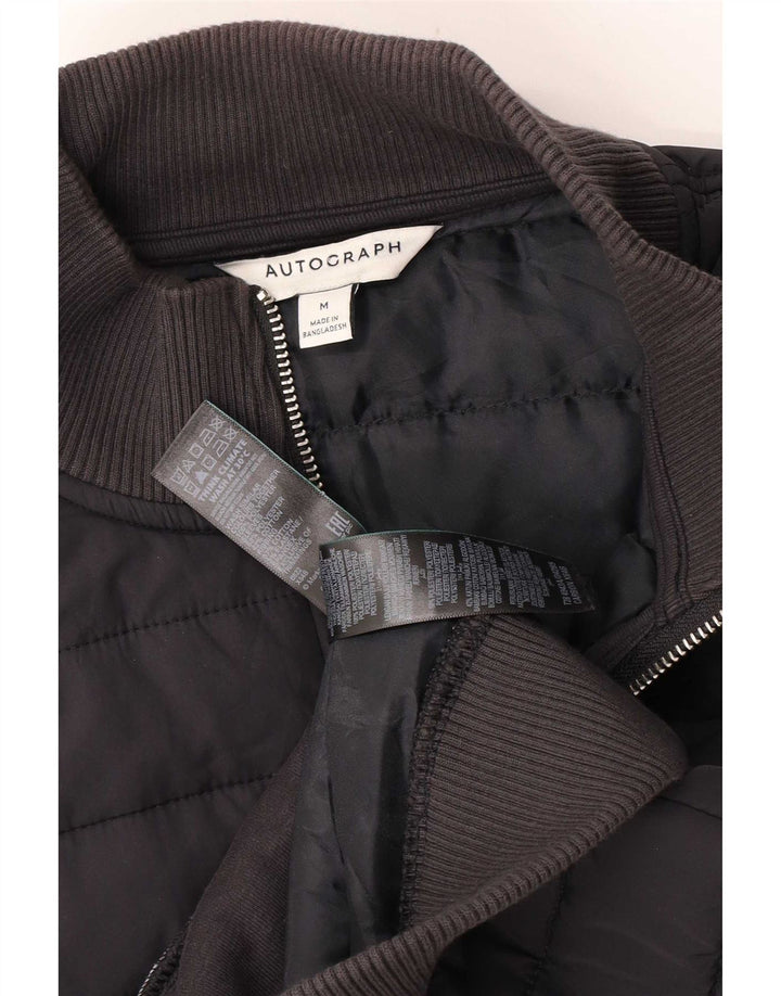 Marks & Spencer Herren Autograph Wattierte Jacke UK 38 Mittel Marineblau