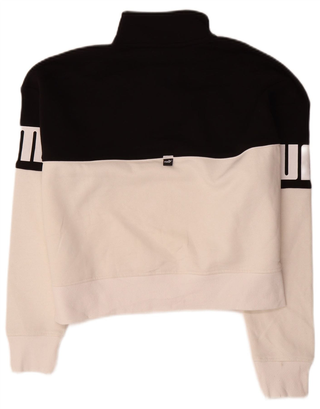 Puma Damen-Pullover mit übergroßem Grafik-Sweatshirt, Gr. 10, Größe S, Schwarz