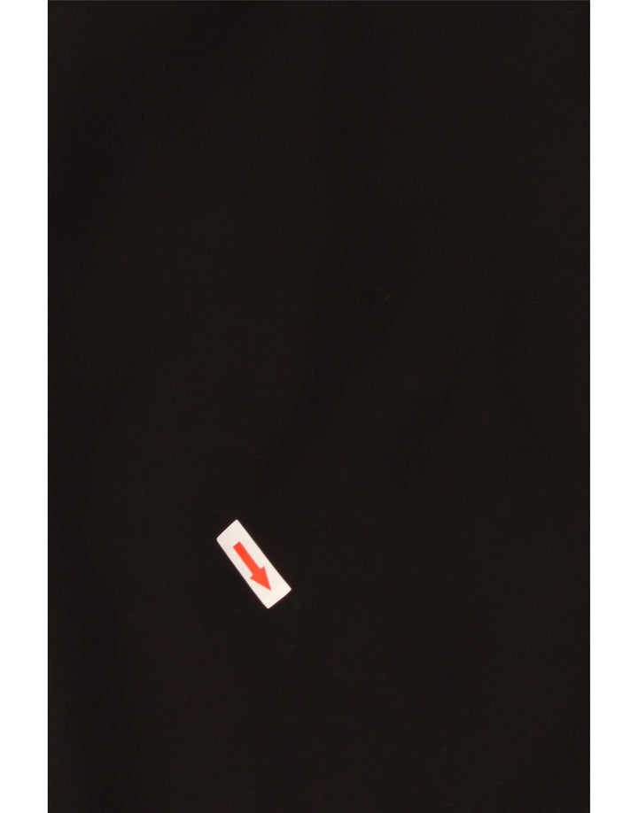 Reiss Damen A-Linien-Kleid UK 14 Large Schwarz Polyester