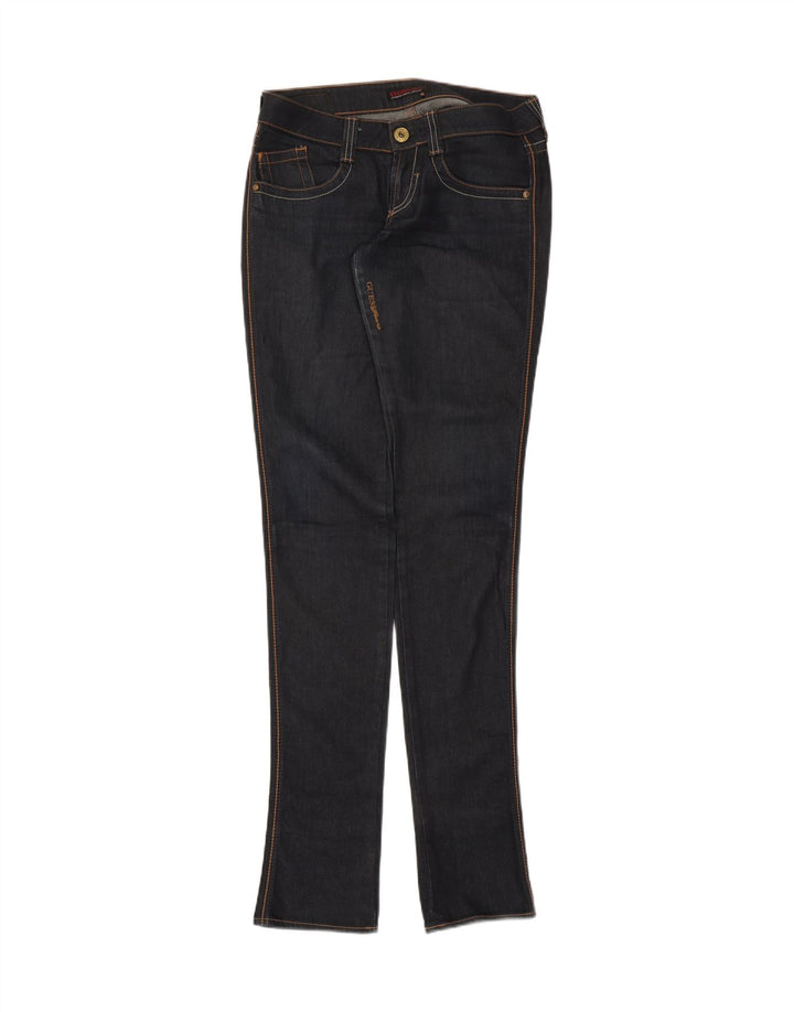Guess Damen Slim Bootcut Jeans W29 L37 Marineblaue Baumwolle