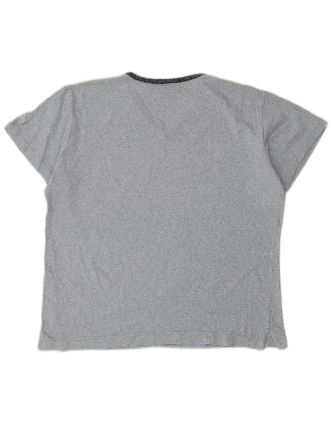 Champion Damen T-Shirt Top UK 14 Mittelblaue Baumwolle