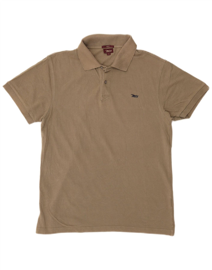 Marlboro Classics Herren Slim Fit Poloshirt 2XL Beige
