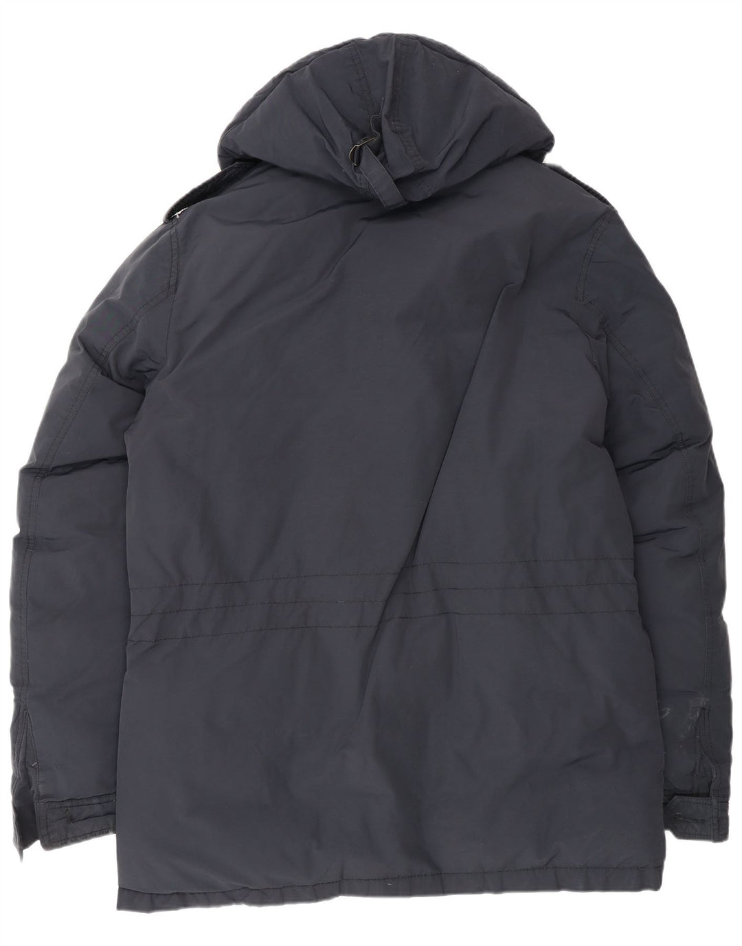Tommy Hilfiger Herren-Jacke mit Kapuze, gepolstert, Größe 40, Marineblau