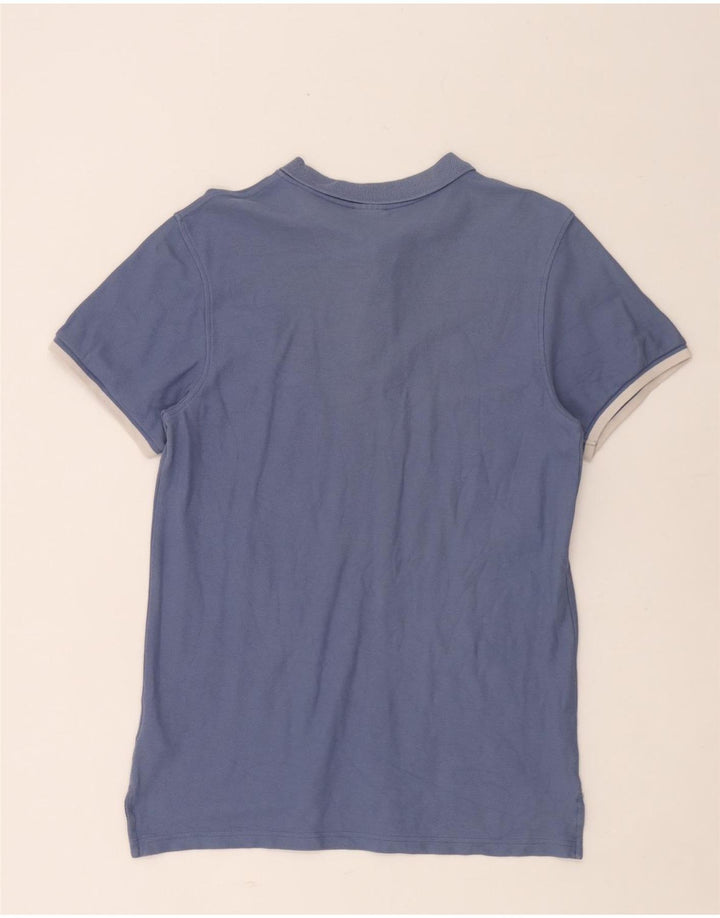 Nike Herren-Poloshirt, große blaue Baumwolle