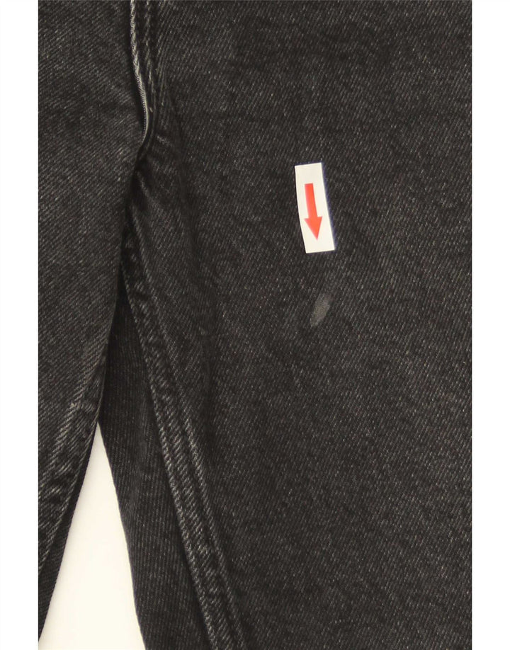 Lee Damen Carol Straight Jeans W28 L28 Schwarze Baumwolle