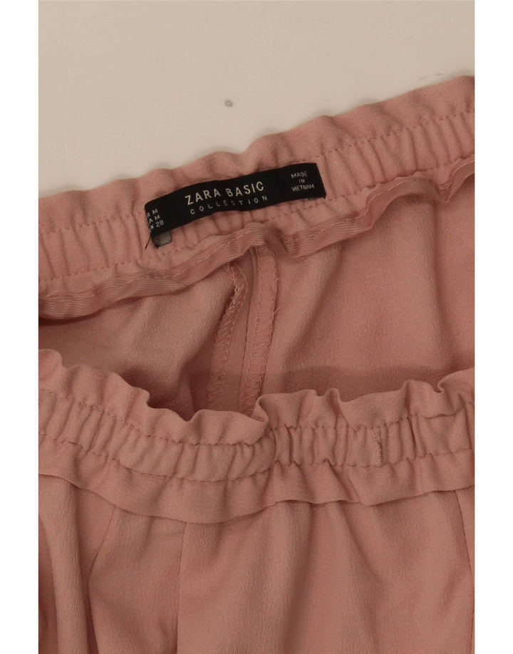 Zara Slim Chino-Hose für Damen, Größe M, W28, L28, Rosa