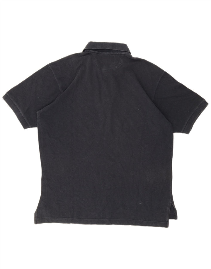 Brooksfield Herren-Poloshirt IT 50, mittelmarineblaue Baumwolle