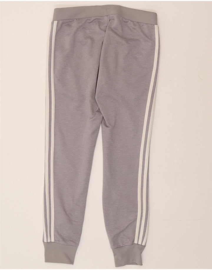 Adidas Damen Trainingshose Jogger UK 14 Large Grau Polyester