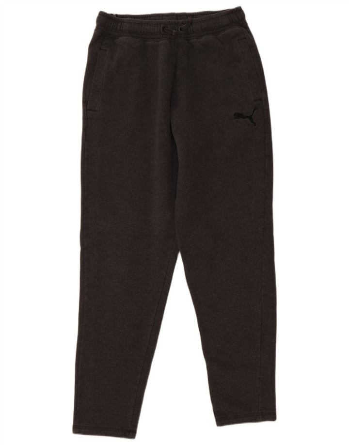 Puma Herren-Trainingshose, Größe M, W32, L30, Grau, Baumwolle
