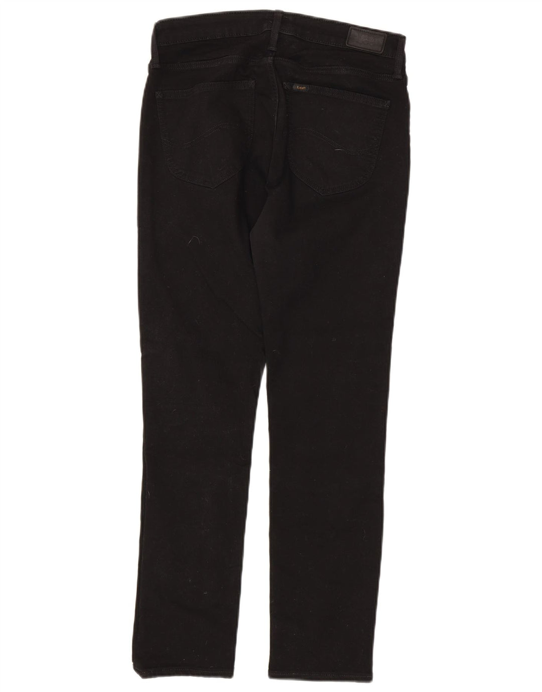LEE Damen Elly Slim Jeans W30 L28 Schwarze Baumwolle