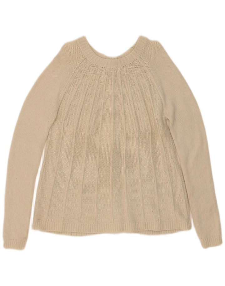 Boden Damen-Cardigan-Pullover UK 12 Medium Beige Polyamid