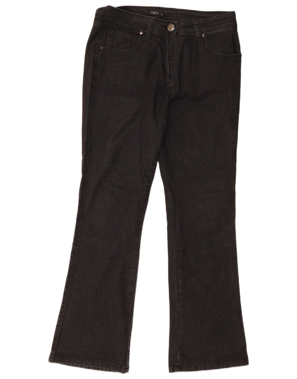 M&Co Damen Bootcut Jeans UK 12 Medium W32 L30 Schwarze Baumwolle