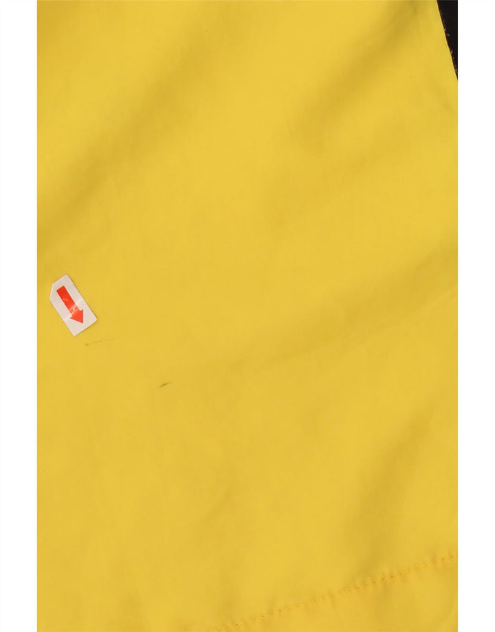 CALVIN KLEIN Herren-Badeshorts mit Grafik, Mittelgelb, Farbblock