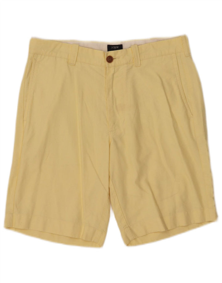 J. CREW Herren Chinoshorts W30 mittelgelbe Baumwolle