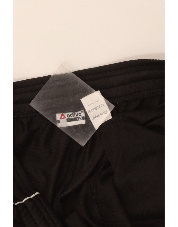 Active Herren-Trainingshose, Jogginghose, 2XL, Schwarz, Polyester