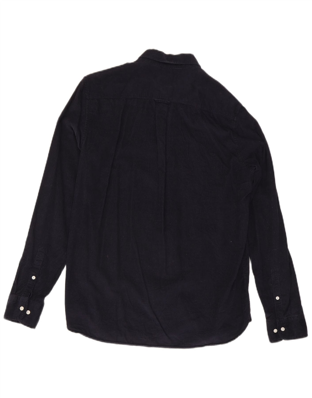 Superdry Herren-Cordhemd aus marineblauer Baumwolle, groß