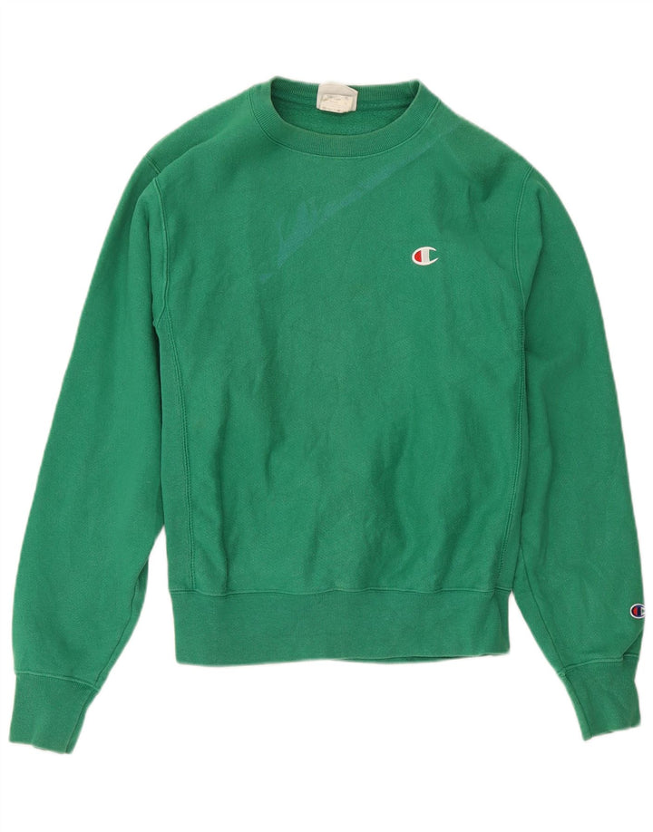 Champion Herren Reverse Weave Sweatshirt Pullover Small Grün