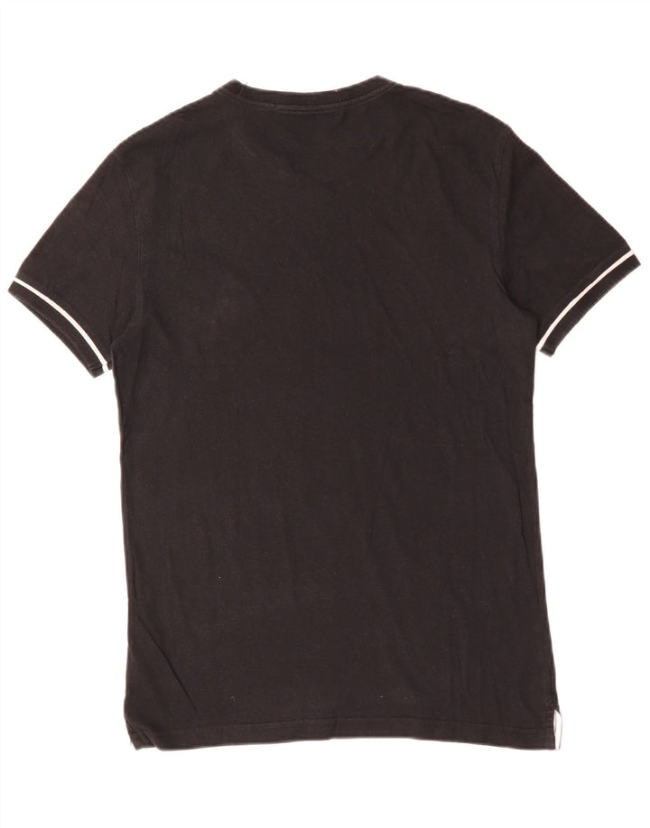 CALVIN KLEIN JEANS Herren T-Shirt Top Small Schwarz Baumwolle