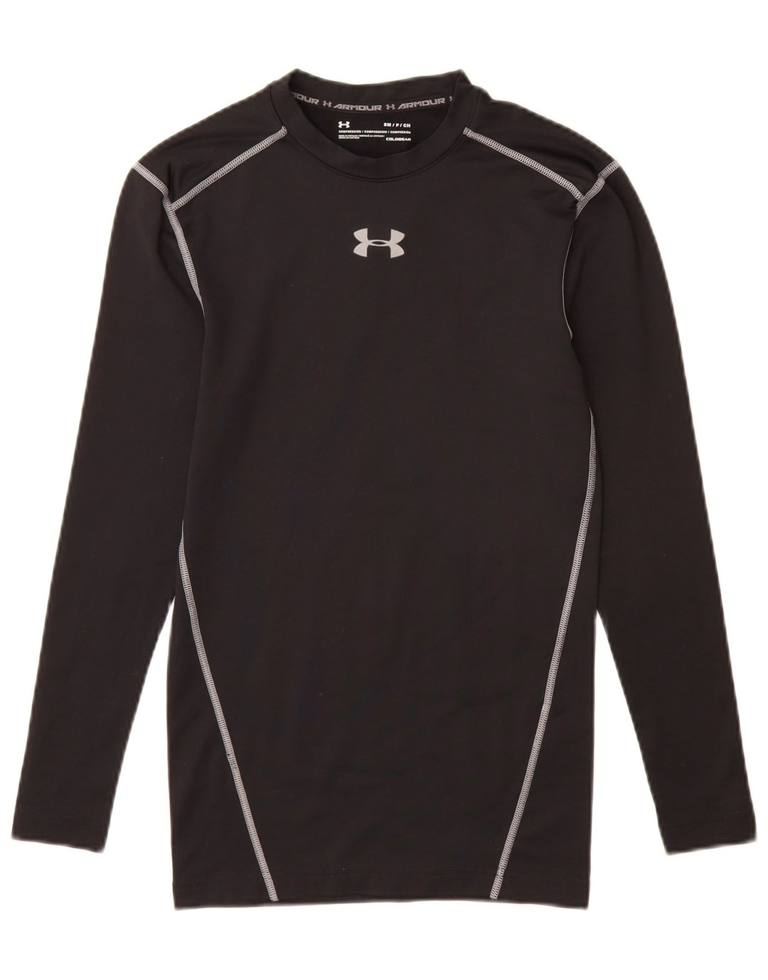 UNDER ARMOUR Herren Cold Gear Top Langarm Small Schwarz