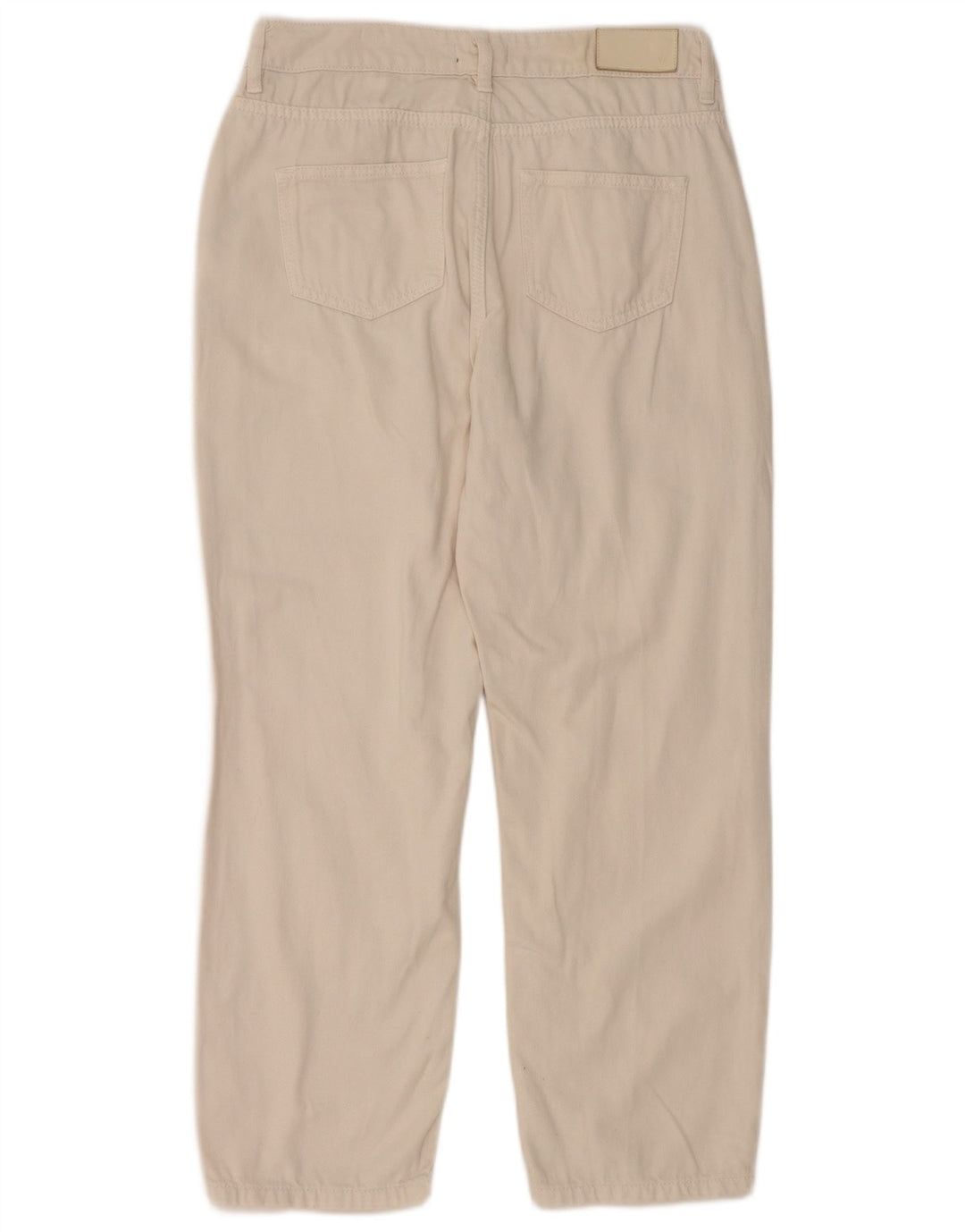 WHISTLES Damen Straight Jeans W30 L26 Weiße Baumwolle