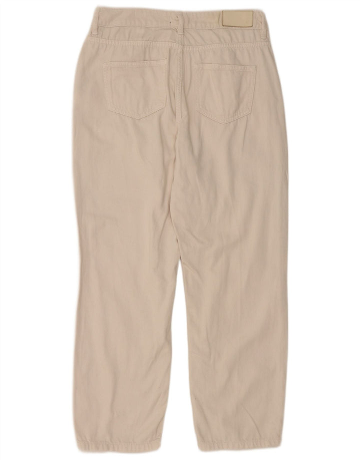 WHISTLES Damen Straight Jeans W30 L26 Weiße Baumwolle