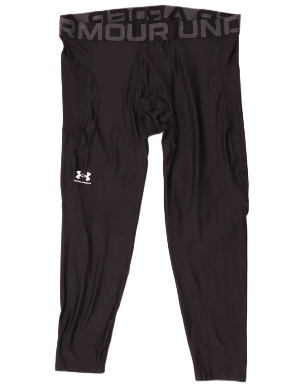 Under Armour Herren Heat Gear Graphic Leggings 3XL Schwarz Polyester