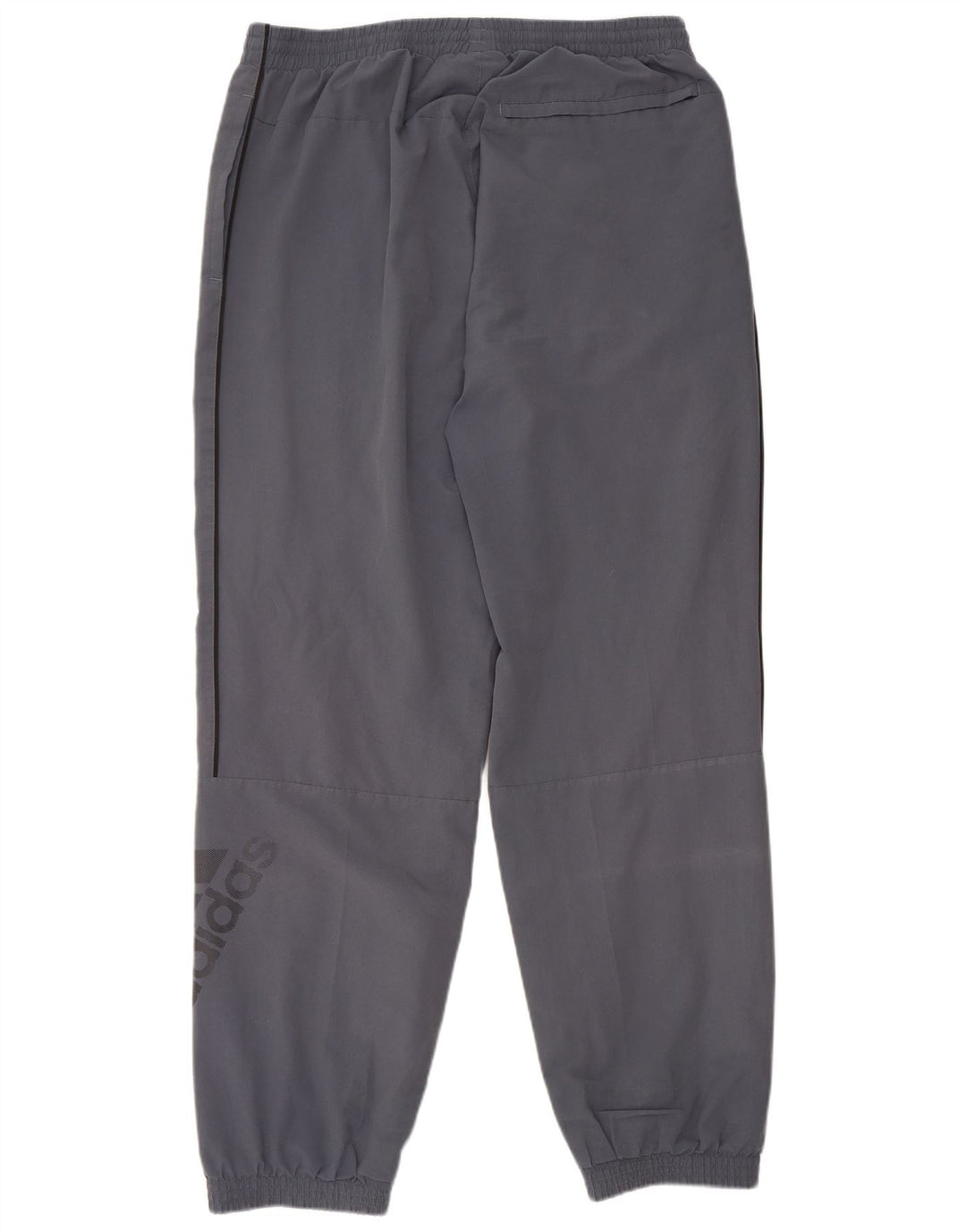 ADIDAS Herren-Trainingsanzug mit Grafik, Jogginghose, groß, grau, Polyester